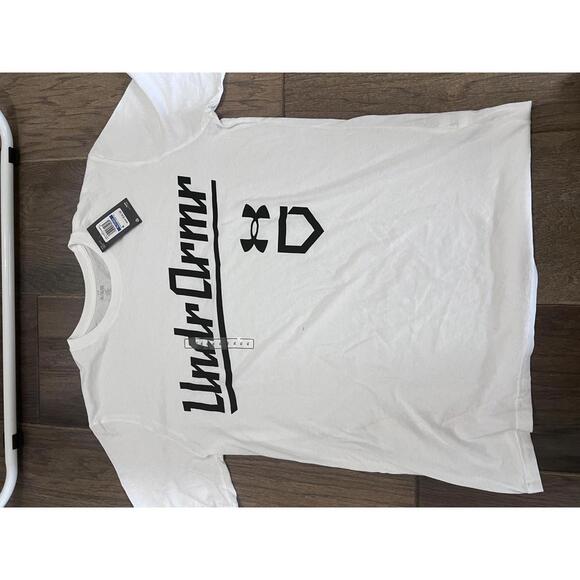 Under Armour Men's White Graphic T-Shirt XL - Picture 1 of 3